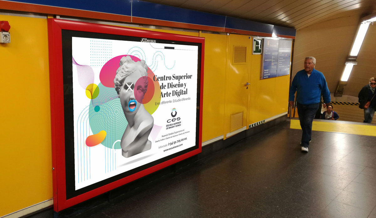 Diseñador-gráfico arte digital